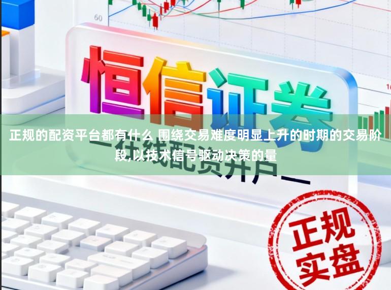 正规的配资平台都有什么 围绕交易难度明显上升的时期的交易阶段,以技术信号驱动决策的量