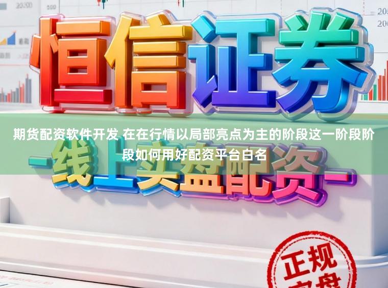 期货配资软件开发 在在行情以局部亮点为主的阶段这一阶段阶段如何用好配资平台白名