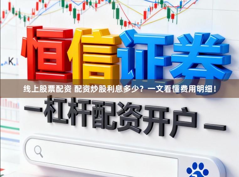 线上股票配资 配资炒股利息多少？一文看懂费用明细！