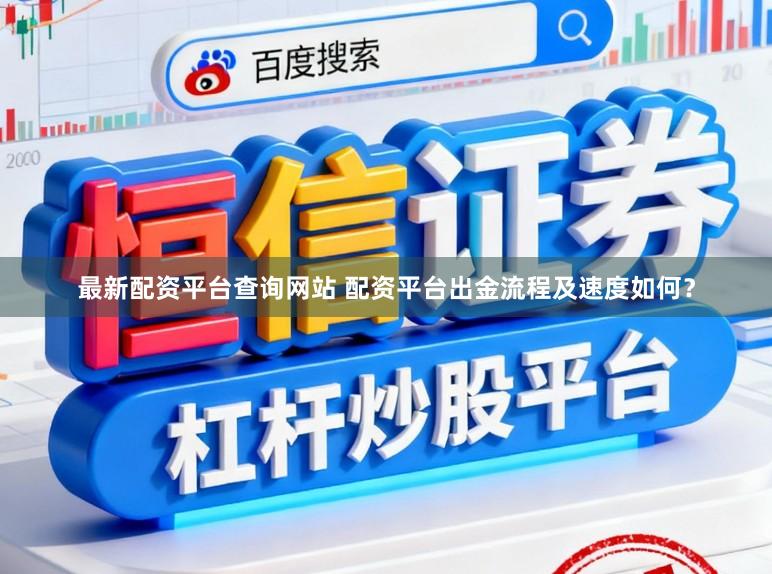 最新配资平台查询网站 配资平台出金流程及速度如何？